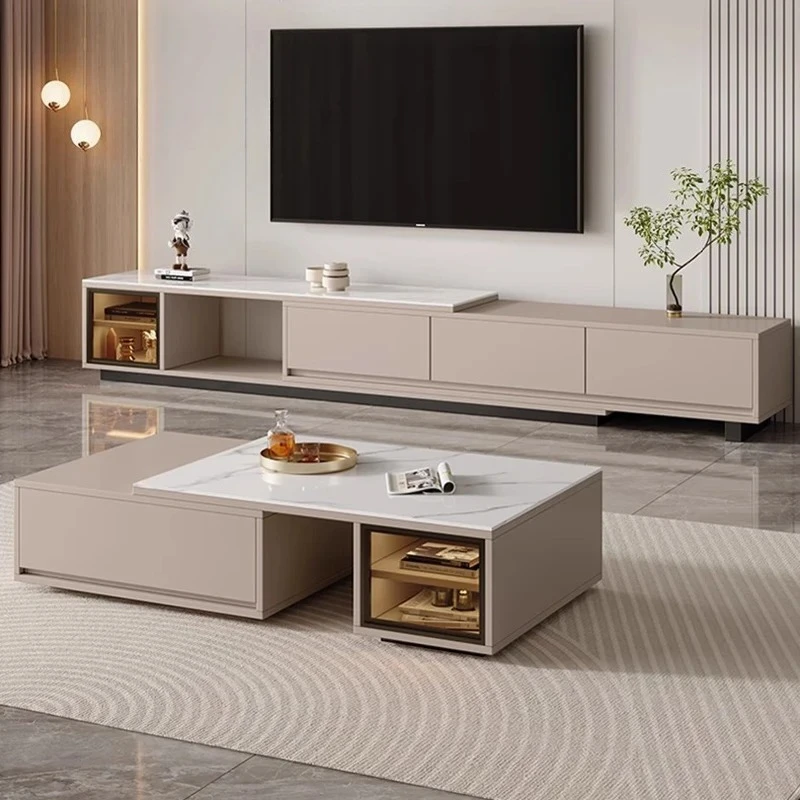 Monitor Console Tv Stands Aesthetic Movies Minimalist Wood Display Tv Table Modern Luxury Muebles Para Tv Italian Furniture