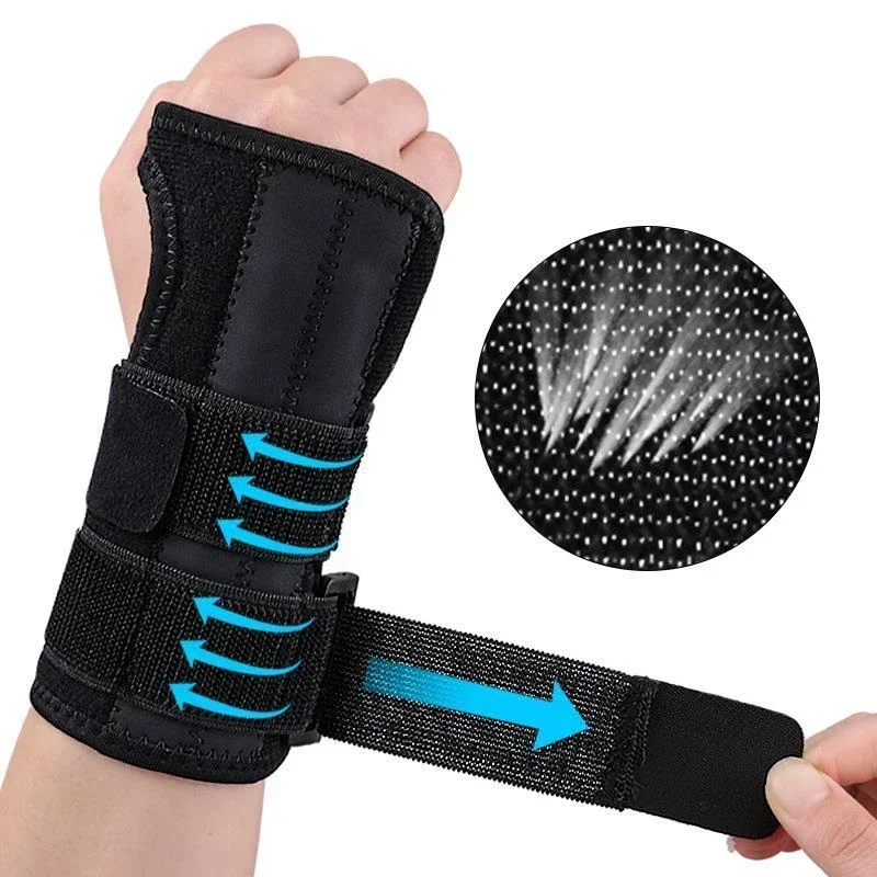 1PCS Wrist Brace for Carpal Tunnel Relief Night Support Support Hand Brace with 3 Stays Adjustable Wrist Support Splint