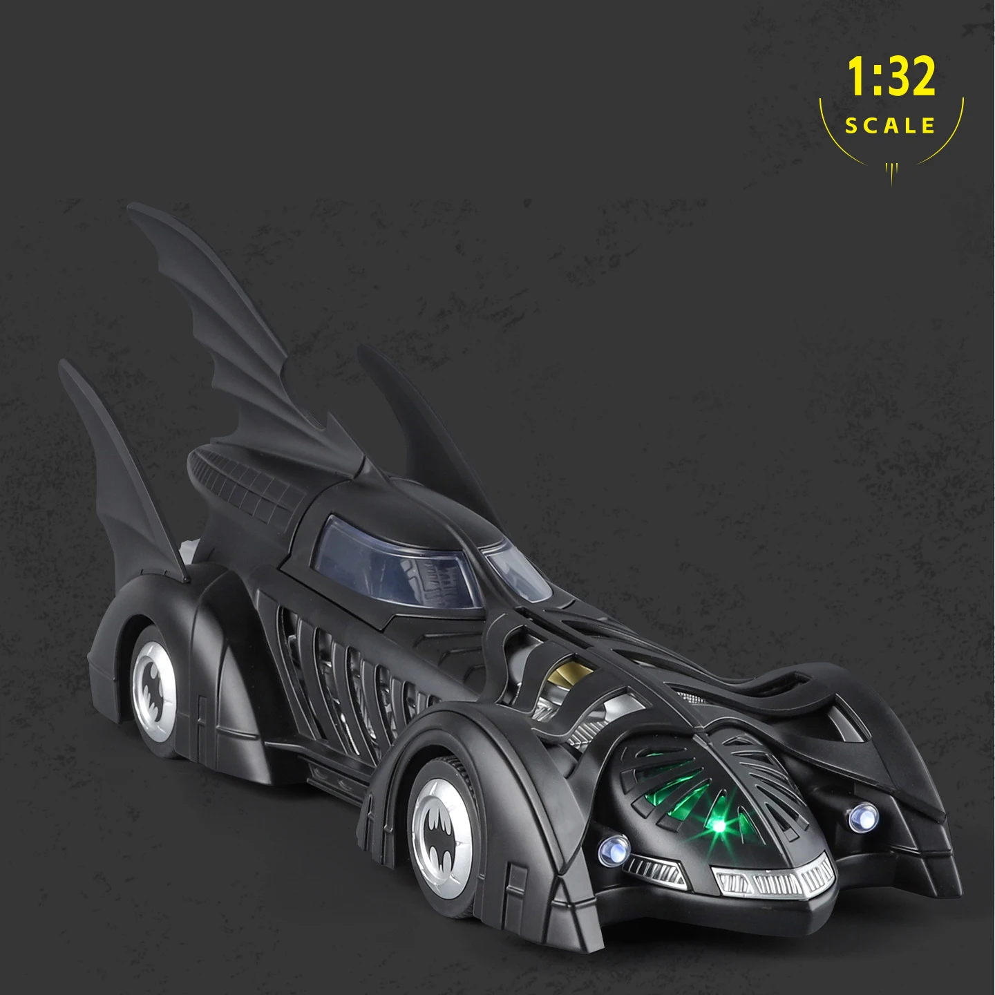 1:32 Batmobile From Batman Forever 1995 Alloy Scale Car Model Diecast Metal Miniature Car Sound＆Light Collection Toy Car Gifts - view 4