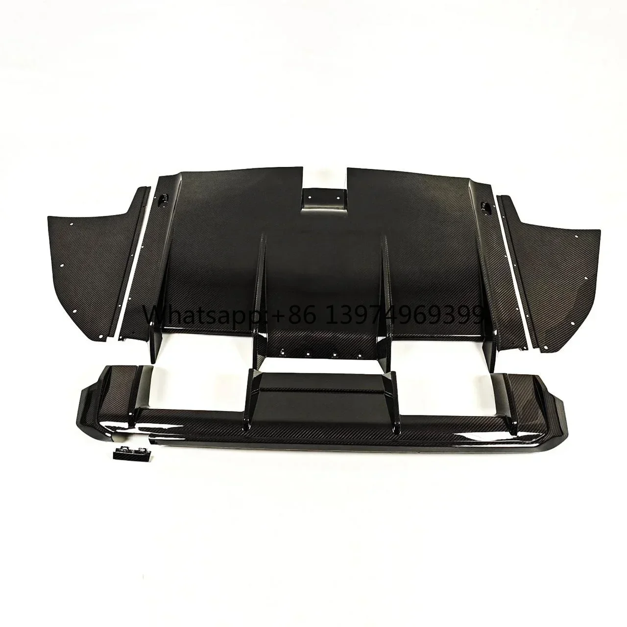 For BMW G80 G81 M3 G82 G83 M4 Competition CS 2020-2026  RSC Style Rear Lower Bumper Lip Diffuser Side Splitters Cover