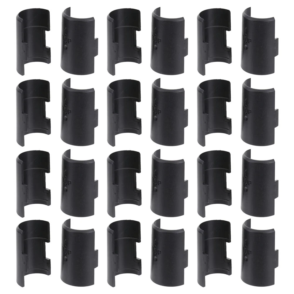 30 คู่คลิปยึดลวดชั้นวางแขนสําหรับสายไฟชั้นวางคลิป METALLIC Line Fixing Clap