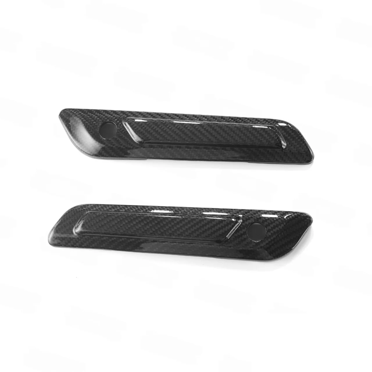 Side Box Key Cover Carbon Fiber Forged Carbon Glossy Touring CVO Street Glide 2023-2025