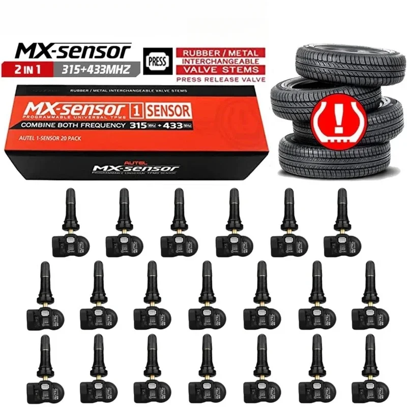 

Fast delivery.1-Sensor - Bulk of (20) Individually Bagged with Rubber Press-in Valve 300010, Black.Fully upgraded