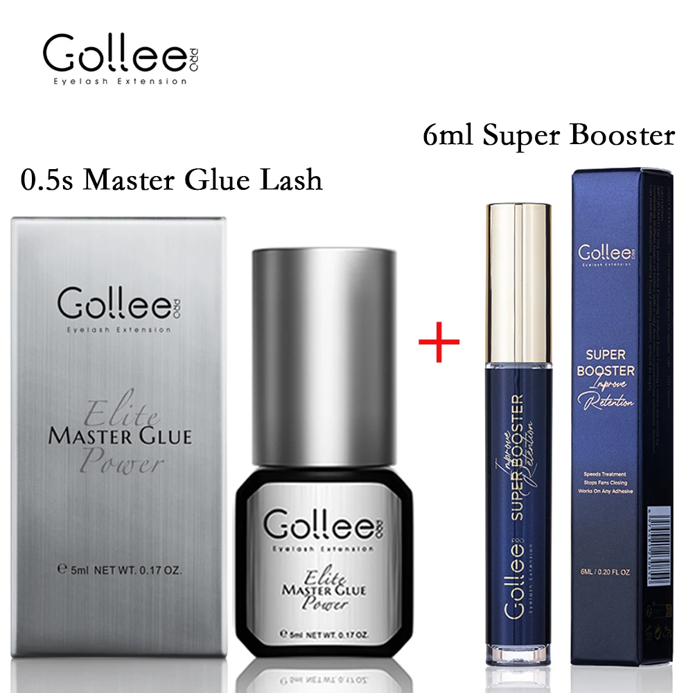 

Gollee 0.5s Dry Master Glue Adhesive Long 6 weeks Lasting For False Eyelash Waterproof Super Bonder for Lash Extension Supplies