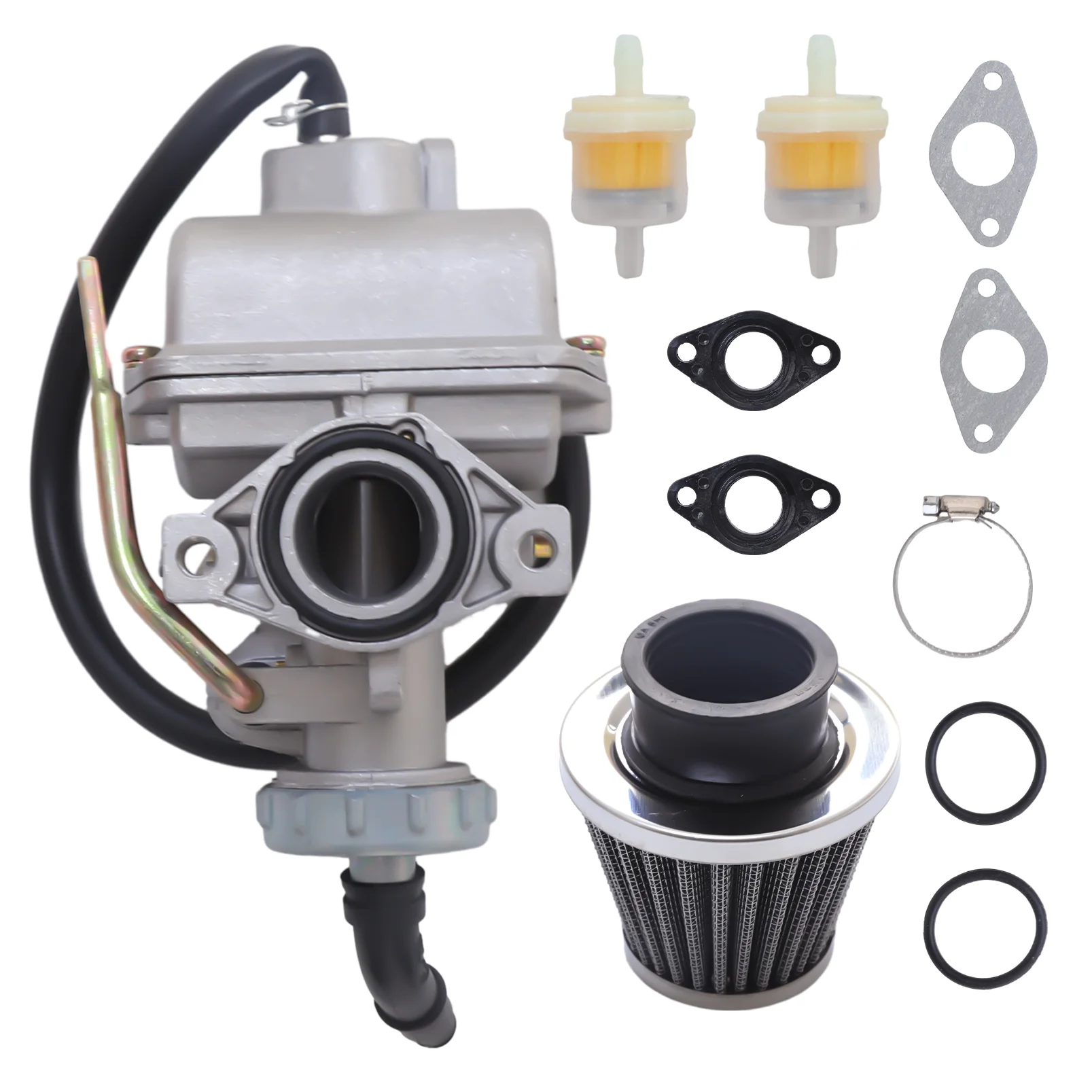 PZ20 Carburettor For 50cc 70cc 90cc 110cc 125cc For Quad Go Kart Dirt Bike CRF50F XL75 CRF80F XR50R Chinese 4 Stroke