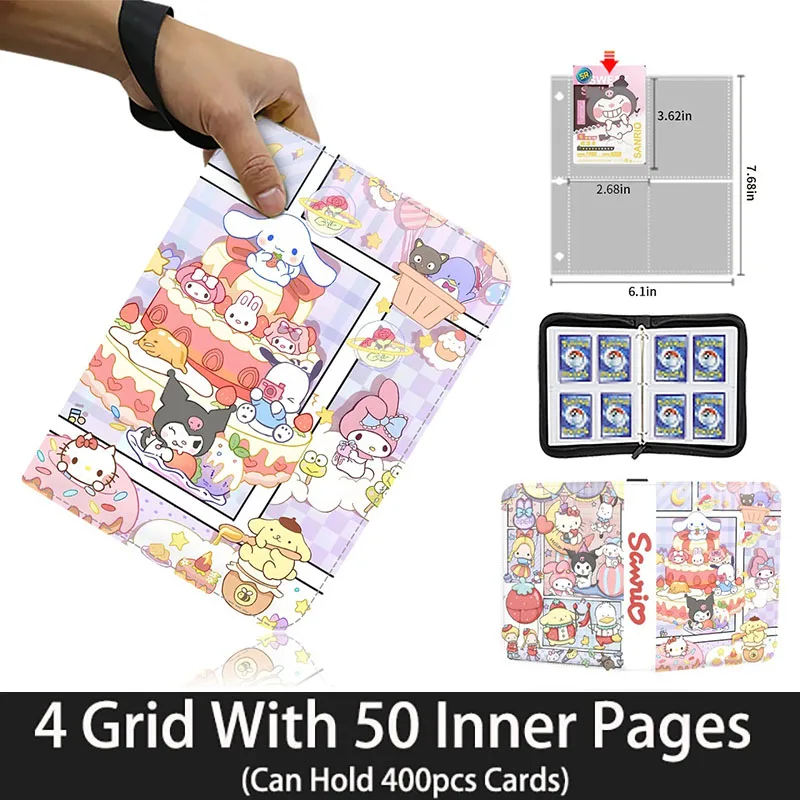 sanrio card binder Sanrio Clear and Bubbly Photo Card Binder