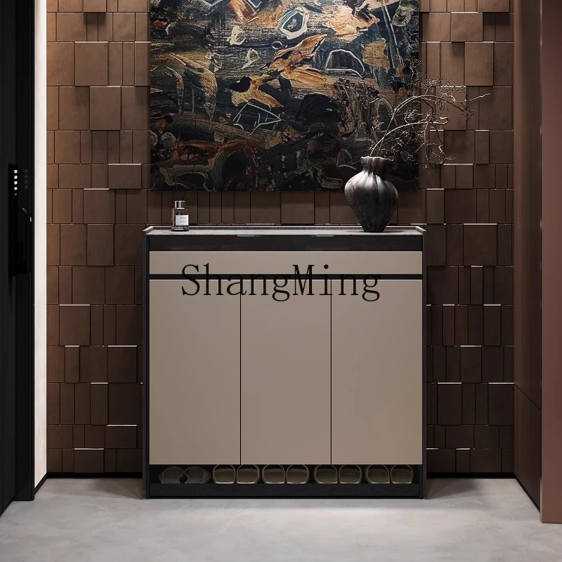 

SM Modern Home Door Shoe Cabinet Entrance Elevator Entrance Corridor Large Capacity Multi-layer Super Cabinet