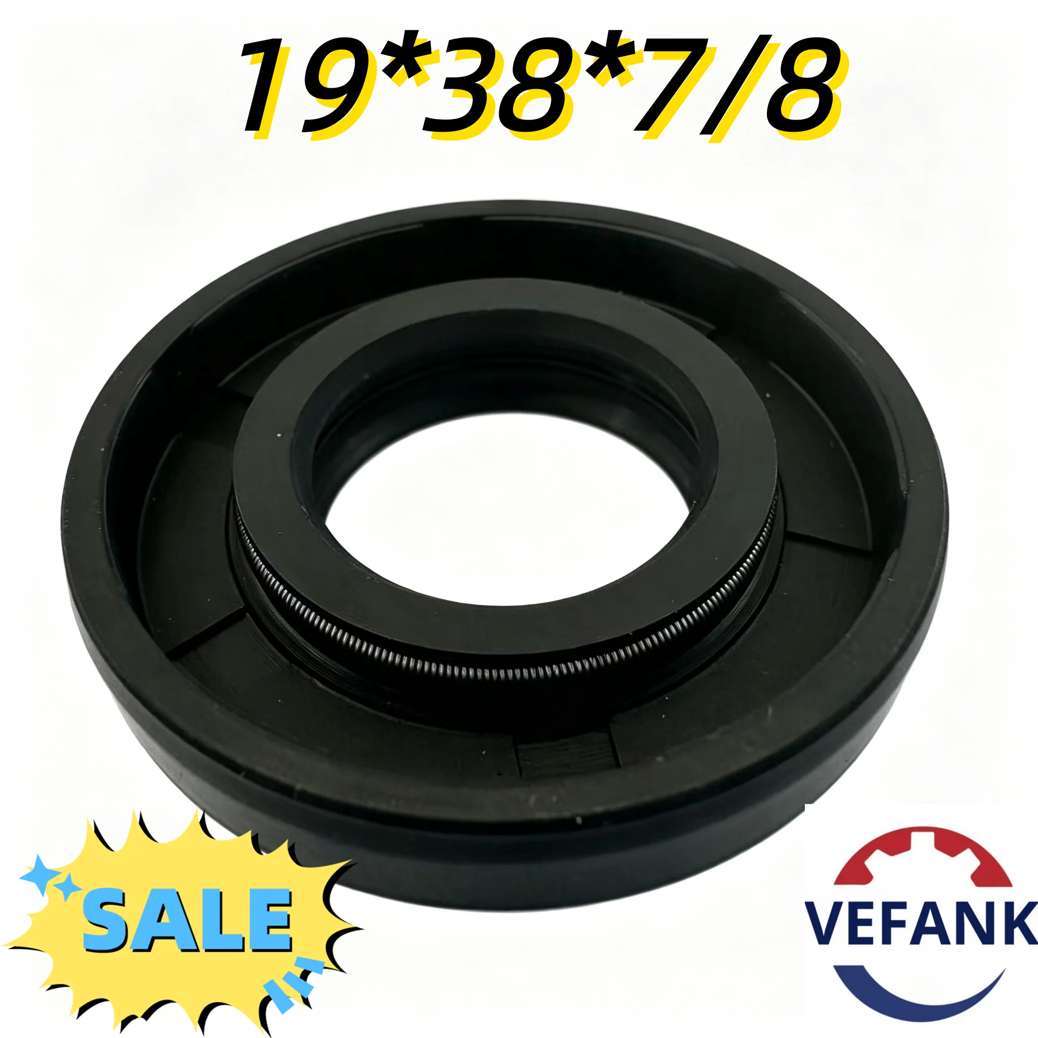 High Quality 19*38*7/8 Wear-resistant NBR Oil Seal in large stock
