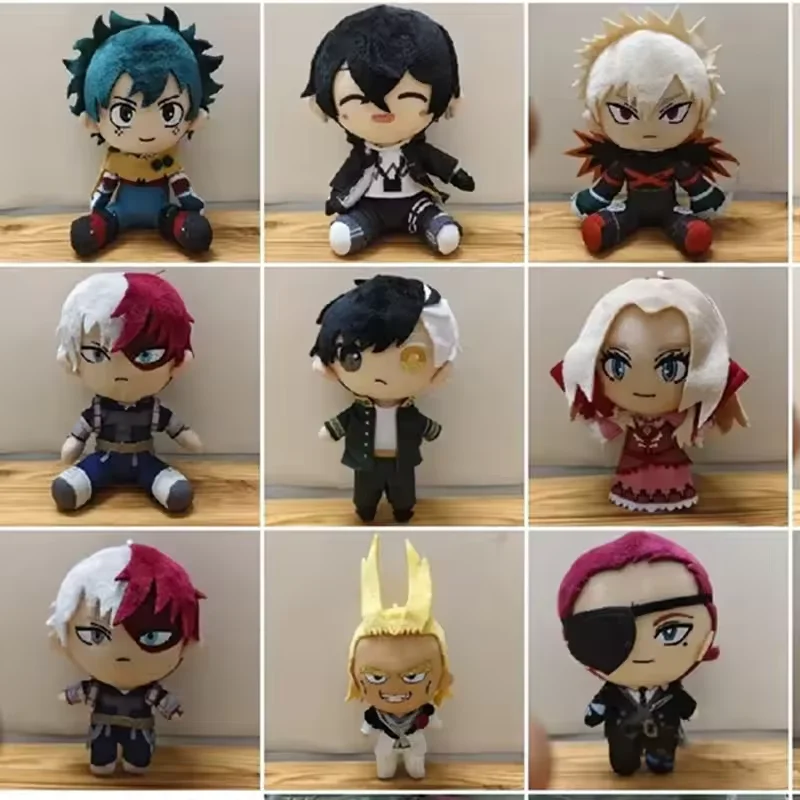 

Cute New Anime My Hero Academia Character Plush Toy Midoriya Izuku Todoroki Shoto Bakugou Katsuki Plush Doll Pendant Kid Gifts