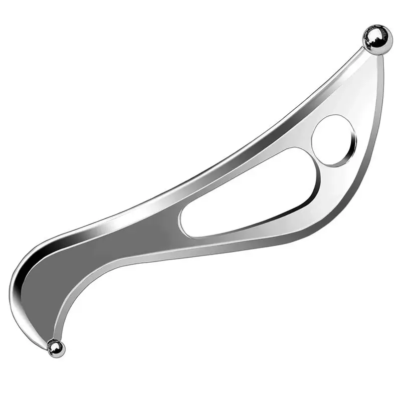 

Инструмент для миофасциального освобождения из нержавеющей стали с двойным косым краем для физиотерапии, скребок для мышц IASTM, инструмент для глубоких тканей