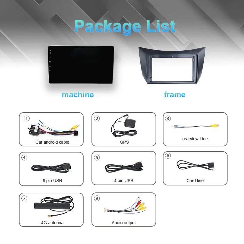 MAMSM 9inch Car Radio For LIFAN 320 2009 2010 2011 2012  Android 2 Din Multimedia Video Player Stereo Wireless Carplay Autoradio