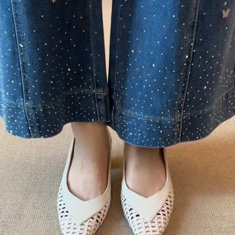 المرأة صنادل مماشي للموضة صيف جديد بلازا رئيس ضوء فارغة تنفس عالية الكعب حذا فردي للسيدات منصة انزلاق أحذية نسائية