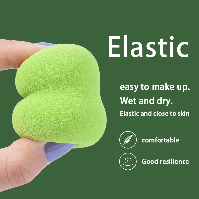 Multi-Color Optional Makeup Sponge Blender Beauty Egg Soft Cosmetic Puff Foundation Sponge Powder Puffs Gourd-Shaped Makeup Tool