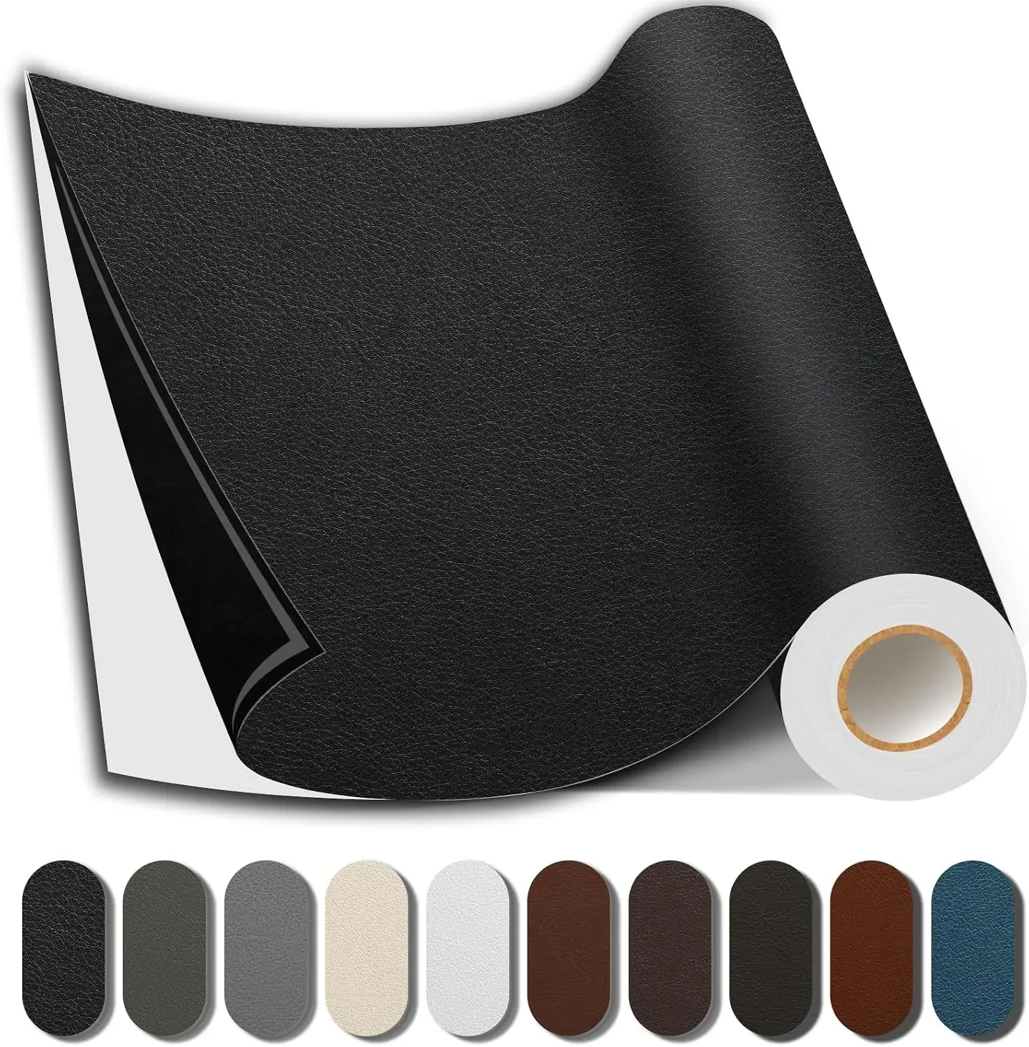 Leather Repair Patch, Self Adhesive Leather Repair Kits, DIY Large Patches for Couches, Furniture, Kitchen Cabinets