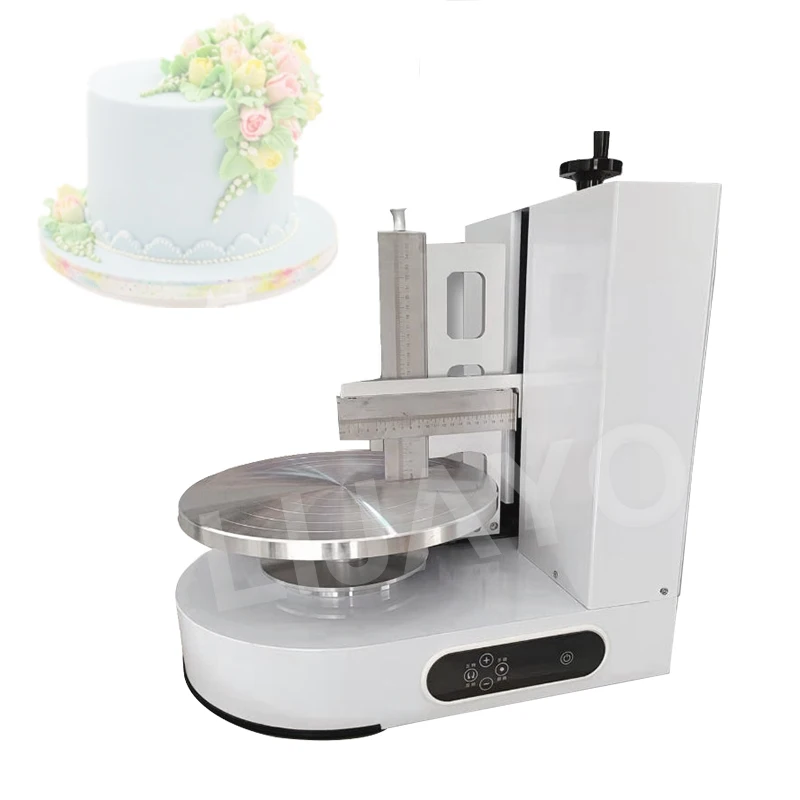 Birthday Cake Plastering Cream Layer Filling Machine Semi Automatic Food Processing Equipment