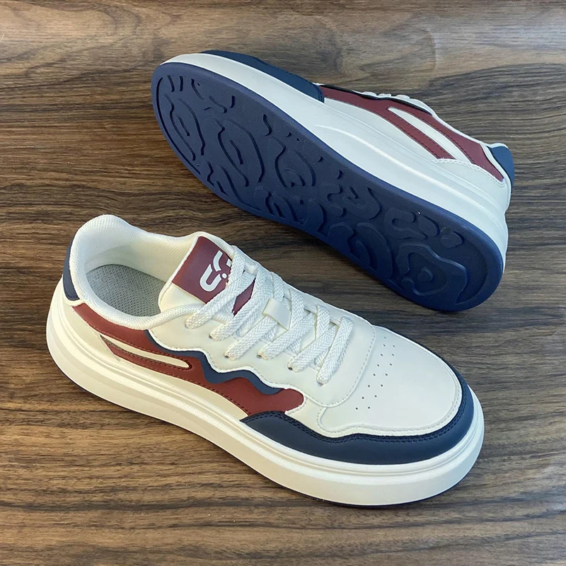 men's-casual-faion-sports-oes-breathable-low-cut-flat-bot-rubber-sole-round-toe-flat-heel-color-blo-design-outdoor