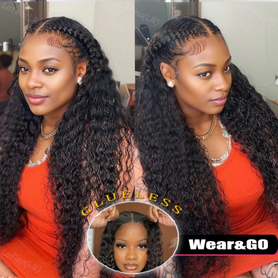 5x5 Glueless HD Lace Closure Curly Wigs Frontal Human Hair Ready to Wear 30 40 Inch 13x6 Brazilian Cheap Wigs On Sale For Women