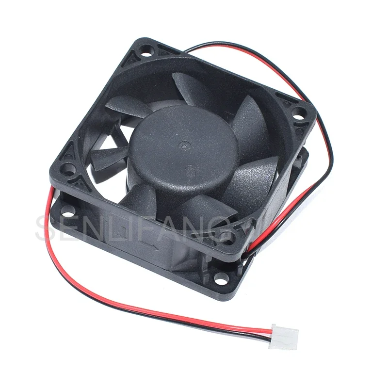 6CM Square Fan D06T-12PS5 03A DC12V 0.32A 2Lines 60*60*25MM Cooling Fan New For Nidec