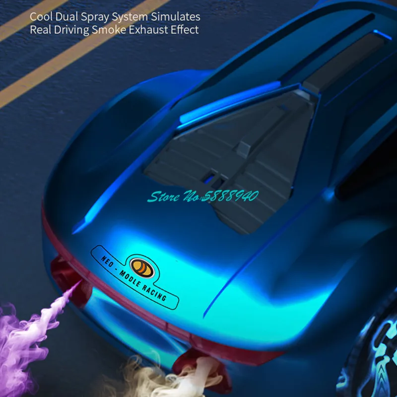 Future Concept Style 360° °   Rotation Spray Elektrische RC Auto 2,4G LED Beleuchtung Off-Road Drift Racing Fernbedienung Stunt Auto Spielzeug
