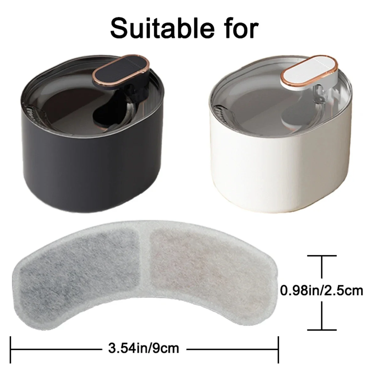 Cat Fountain Accessories Replaced Activated Carbon Filters For Cat Water Dispenser Replacement Filters Water Pump Cleaning Tool