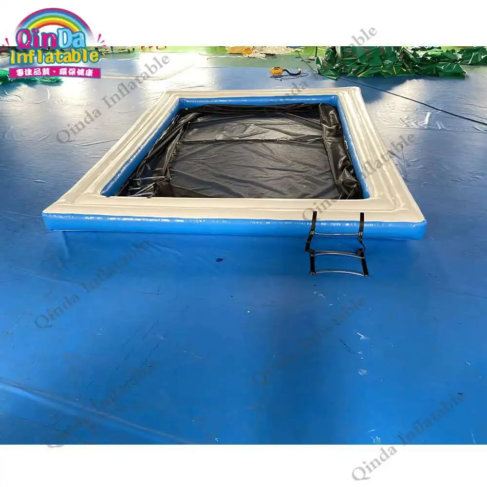 Piscine gonflable personnalisée commerciale de mer de bâche gonflable de PVC de piscine d'eau pour la protection de méduse