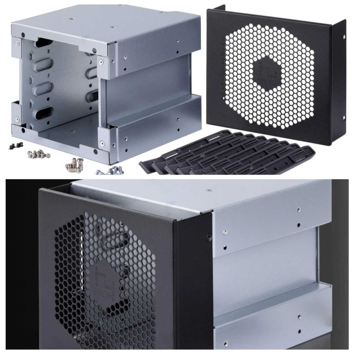 4-position Hard Disk Cage, Chassis Hard Disk Cage 3 To 4 Can Hold 4 Hard Disks (accounting for 3 Optical Drive Bits) IPFS