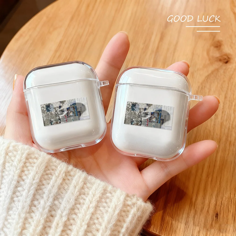 

Graffiti Earphone Case For Airpods Pro 3 2025 Clear Cover Airpods Pro 2 Pro2 4 3 1 Pro3 Soft Shockproof Protective Cover Shell