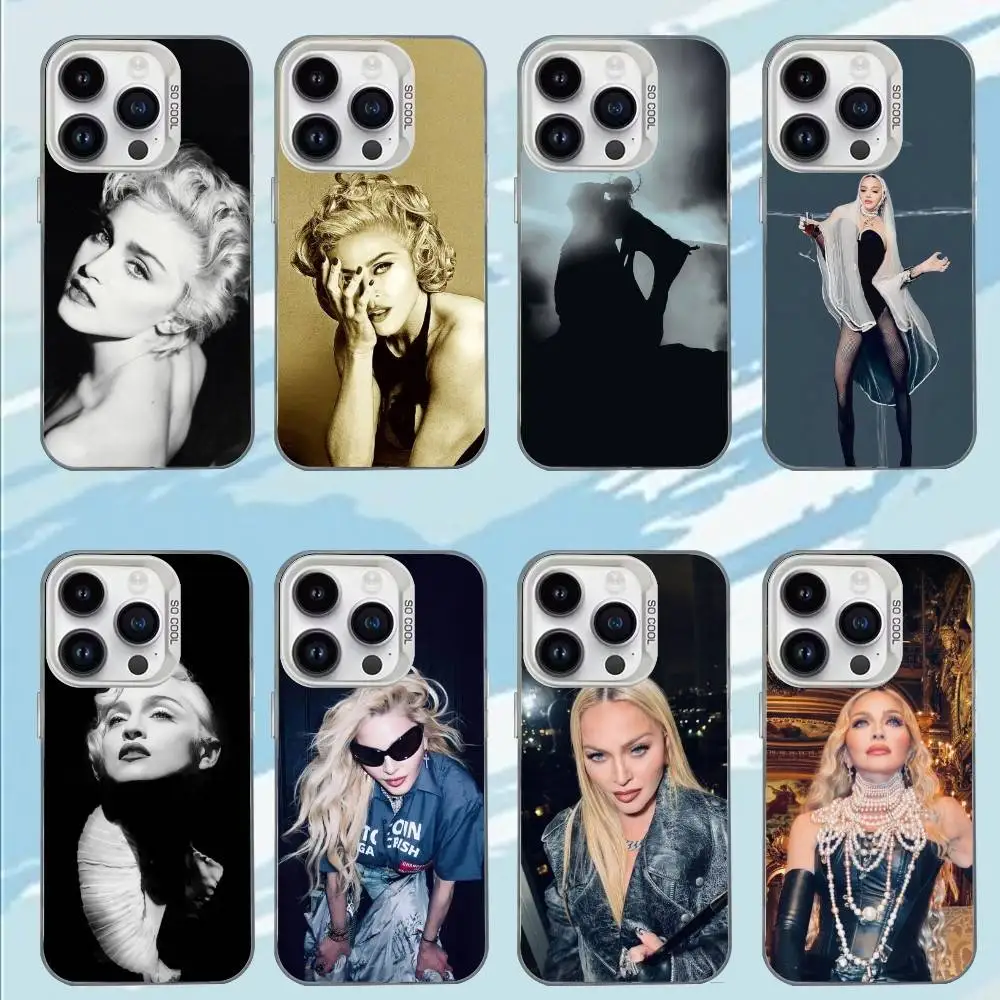

S-Singer MM-Madonna Phone Case For iPhone 17,16,15,14,13,12,11,Mini,Pro,MAX Matte Shockproof Phone Case