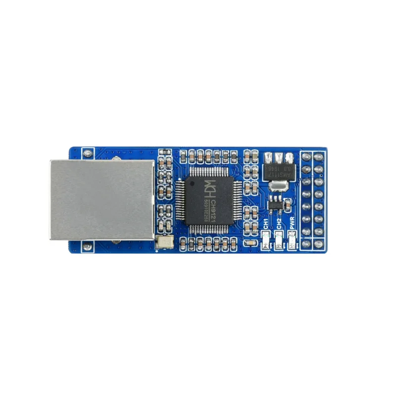 Waveshare-Convertisseur UART vers Ethernet, 2 canaux, technologie de transmission transparente, port série, interface de contrôle, prend en charge Raspberry Pi