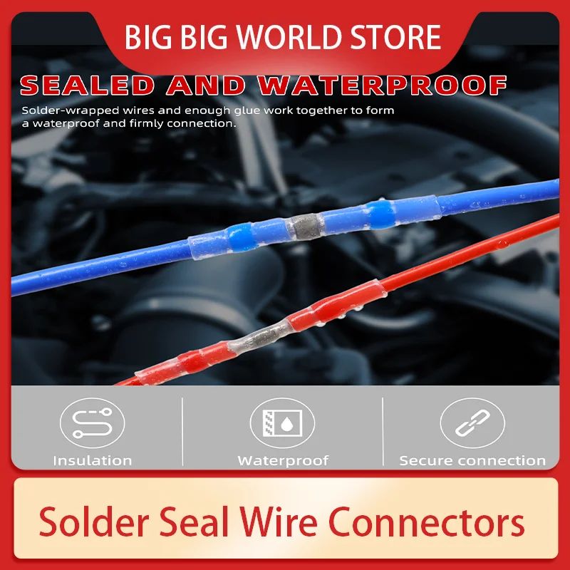 

Non stripping soldering heat shrink tubing color multi specification waterproof insulation wiring in one step