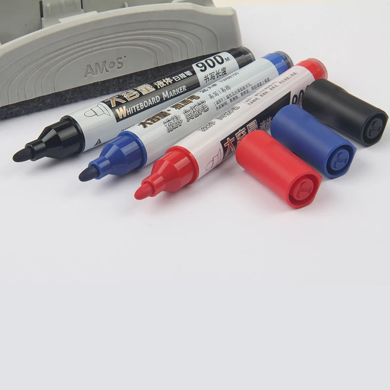 Hot Sale Large Capacity Oil Based White Board Pen Repeated Dry Erase Refillable Whiteboard Marker Pen