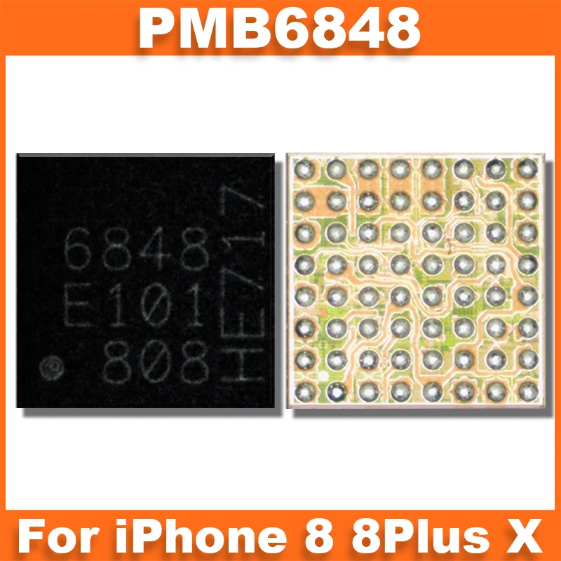 10Pcs PMB6848 6848 BBPMU_K For iPhone 8 8Plus X Baseband Power IC Power Management Chip Integrated Circuits Replacement Parts