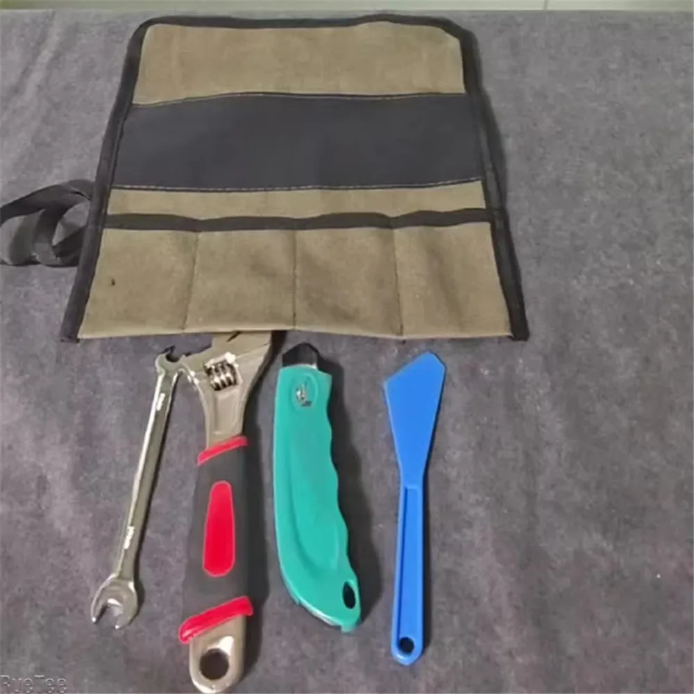 

Сверкающий органайзер для инструментов из ткани Оксфорд, сверхмощный, для подвешивания и хранения гаечных ключей, отверток, сверл и аксессуары для садовых инструментов