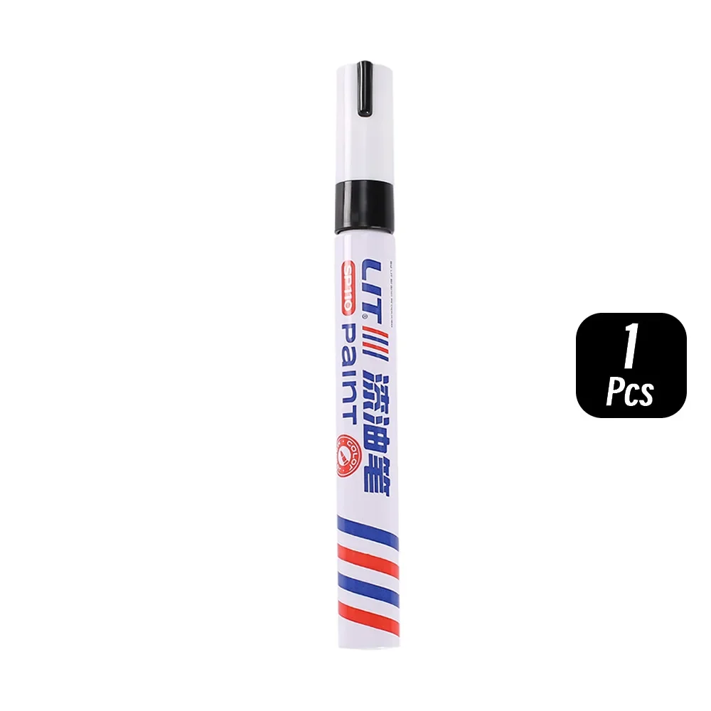 3 mm, 10 Stück, bunt, 8 Farben, permanenter Farbmarker, wasserfest, weiße Marker, Reifenprofil, Gummi, Stoff, Farbe, Metall, Farbmarkierungsstifte