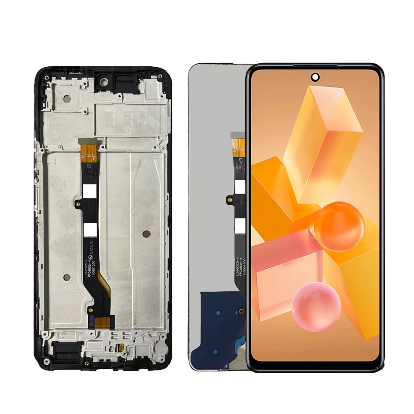 100% Tested 6.78“Screen For Infinix Hot 40 Pro X6837 LCD Display Touch Screen Digitizer Hot40Pro Display Assembly Parts