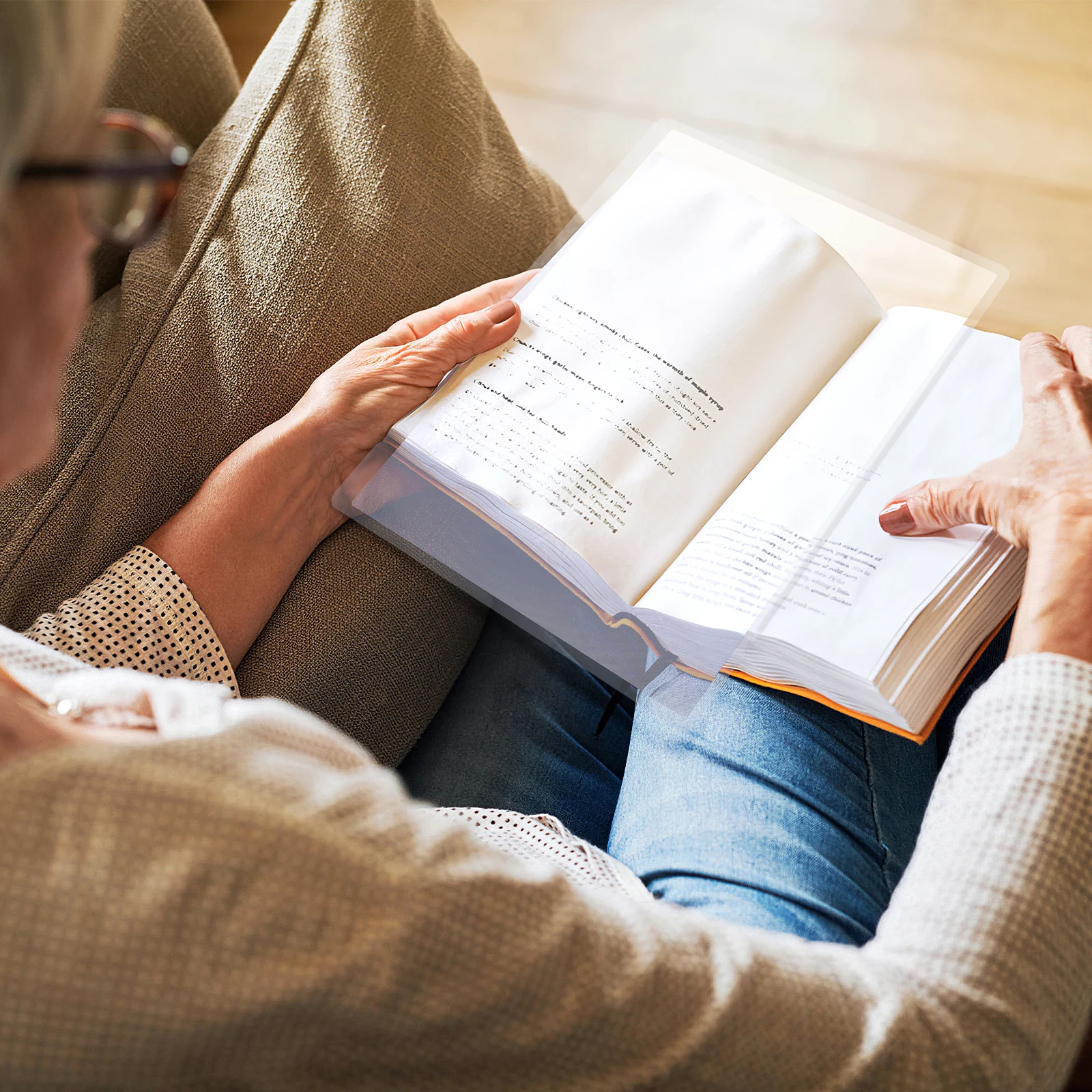 3 полноразмерных увеличительных листа 300x210 мм, большие увеличители для чтения