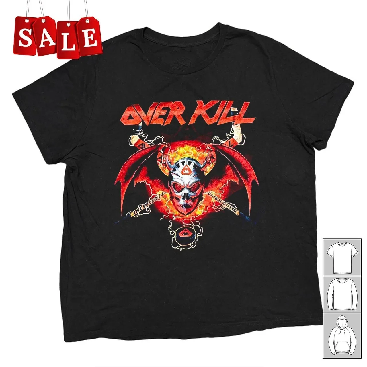 New OVERKILL graphic Gift For Fans Unisex S-5XL Shirt CA777