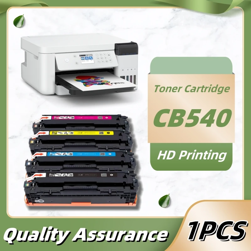 

CB540A CB540 540A 540 CB541A CB542A CB543A 125A Тонер-картридж, совместимый для HP LaserJet CP1215 CP1510 CP1520 CM1312 CM1410