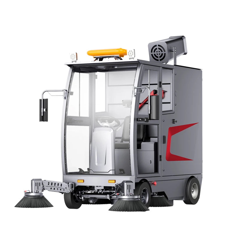 Large Driving Electric Sweeper Factory Community Factory Road Sanitation Sweeper