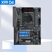 JINGYUE  X99 mainboard Intel LGA 2011-3 E5 V3 V4 DDR4  RAM M.2 NVME USB 3.0 Server MB X99 TITANIUM D4