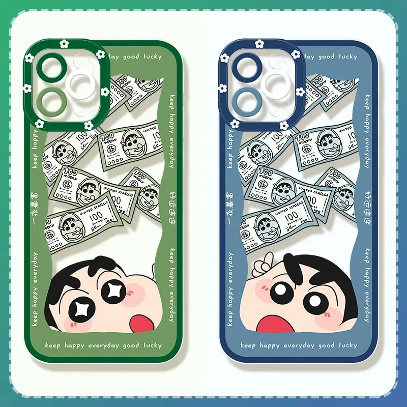 C-Crayon S-ShinChan Phone Case For Xiaomi Redmi Note 13 12 11 Pro Plus 4G 5G 12S 11S 10 10S 9 9S 8 13C 12C 10C Silicone Cover