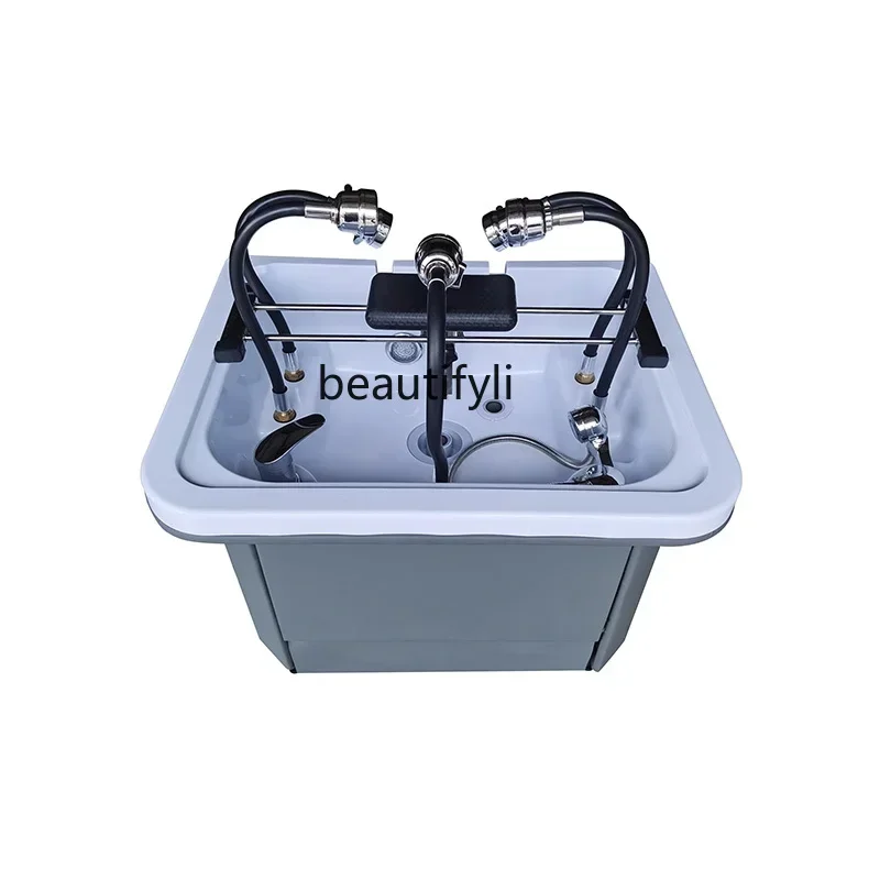 

New 6-Dimensional 1-Body Water Circulation Head Treatment Fumigation Shampoo Basin-Seat Intelligent Constant Temperature Heating