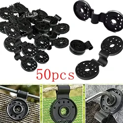 50 Stuks Schaduwdoek Clip Kas Schaduw Stof Klemmen Grommets Voor Netto Mesh Cover Sunblock Stof In Tuin Achtertuin