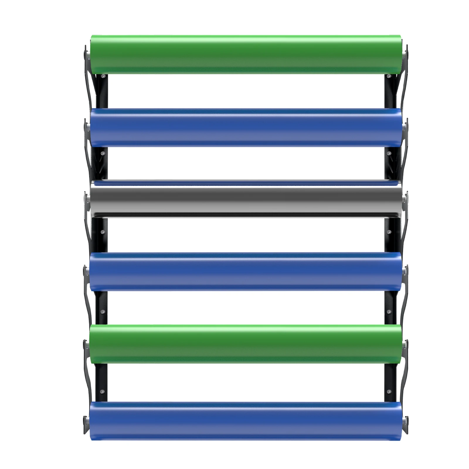 Customize Logo Wall Mount Vinyl Roll Holder Rack Storage Tool 6 Holder with Aluminum rod