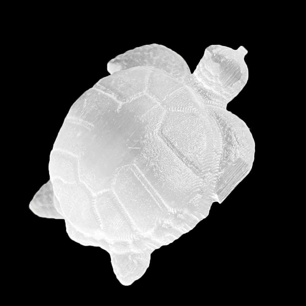 Figurine de tortue en sélénite naturelle, 1 pièce, Style chinois Reiki, symbolisme porte-bonheur, décoration de maison et de bureau pour Festivals
