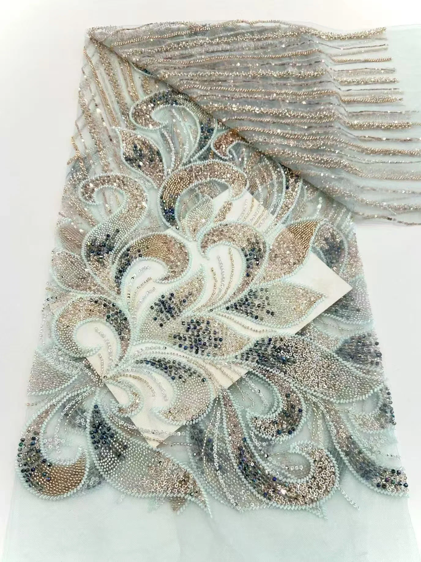 Французская высококачественная тюлевая кружевная ткань с блестками, африканские нигерийские изделия ручной работы, кружево, бисер, вышивка, шитье, сетчатое платье