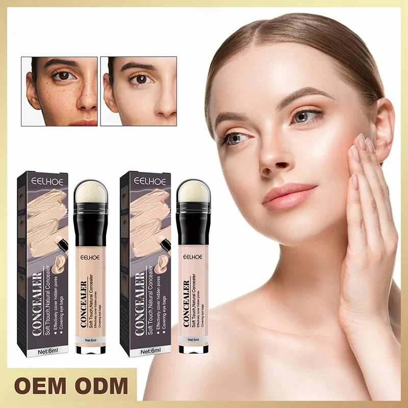 Eraser Shape Concealer Paste Pen Repairs Facial Defects Cover Bright Face Makeup Lasting White Invisible Waterproof Cosmetics