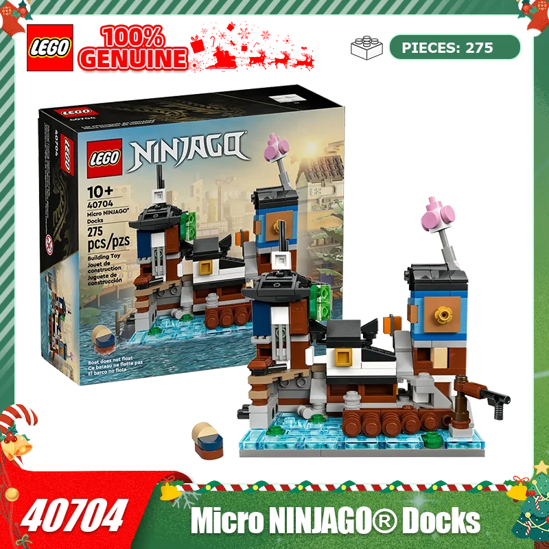 

Lego Block Puzzle Box Series 40704 Mini Ninja Pier Puzzle Children's Toy Gift