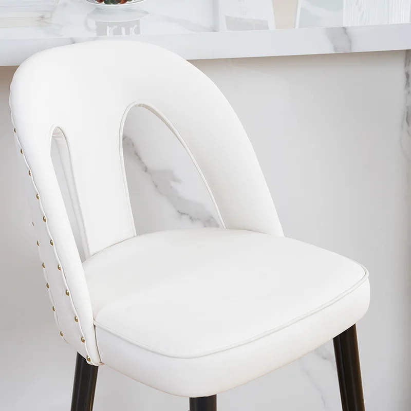 

Bar Chair Light Luxury Home Designer Island Chair Nordic Solid Wood High Stool