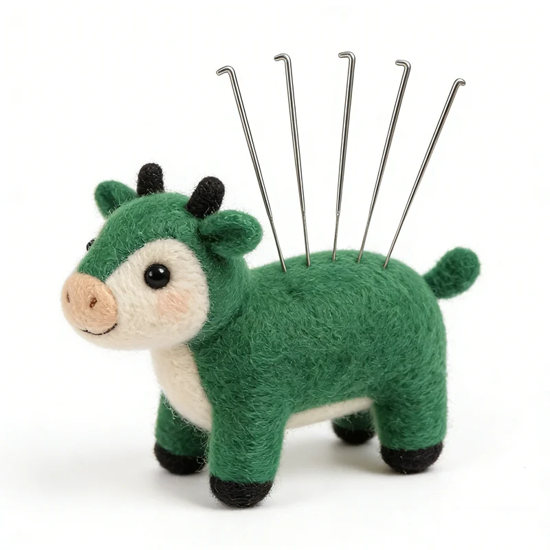 Hot 10Pcs DIY Craft Needlework Poke S/M/L Size Wool Felting Iron Needles Felt Tool Kit Needle Starter Beginners Needle Felting